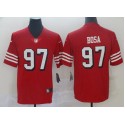 San Francisco 49ers Customized Red Stitched Jersey