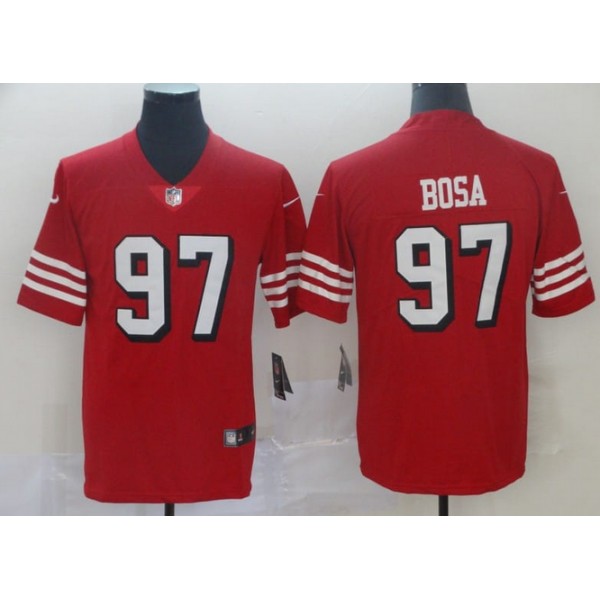 San Francisco 49ers Customized Red Stitched Jersey
