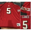 San Francisco 49ers Customized Red Throwback Stitched Limited NFL Jersey