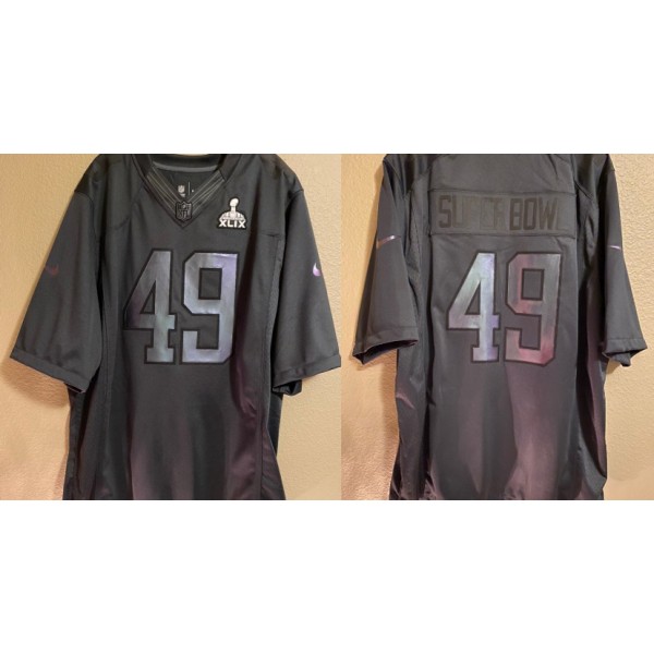 Super Bowl 49 Black Limited Edition NWT Jersey Mens S Football