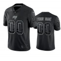 Tampa Bay Buccaneers Customized Custom Black Reflective Limited Stitched Jersey