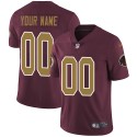 Washington Redskins Customized Burgundy Red Alternate Vapor Untouchable Limited Stitched NFL Jersey