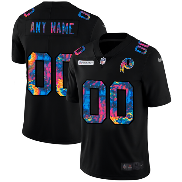 Washington Football Team Customized 2020 Black Crucial Catch Limited Stitched NFL Jersey