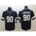 Dallas Cowboys #90 Demarcus Lawrence Navy Vapor Untouchable Limited Stitched Jersey
