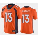 Denver Broncos #13 KJ Hamler Orange Vapor Untouchable Limited Stitched Jersey