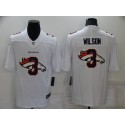 Denver Broncos #3 Russell Wilson White Shadow Logo Limited Stitched Jersey