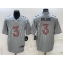 Denver Broncos #3 Russell Wilson Gray Atmosphere Fashion Stitched Jersey