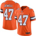 Denver Broncos #47 Josey Jewell Orange Vapor Untouchable Limited Stitched Jersey
