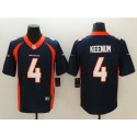 Denver Broncos #4 Case Keenum Blue Vapor Untouchable Limited Stitched Jersey