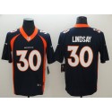 Denver Broncos #30 Phillip Lindsay Navy Blue Vapor Untouchable Limited Stitched Jersey