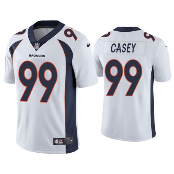 Denver Broncos #99 Jurrell Casey White Vapor Untouchable Limited Stitched Jersey