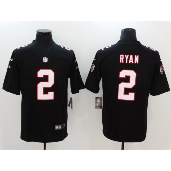 Falcons #2 Matt Ryan Black Vapor Untouchable Player Limited Jersey
