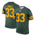 Green Bay Packers #33 Aaron Jones 2021 Green Legend Stitched Football Jersey
