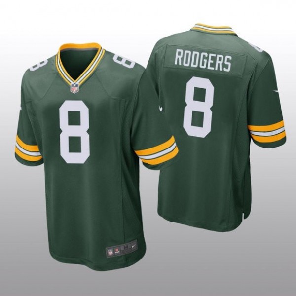 Green Bay Packers #8 Amari Rodgers Green Stitched Game Jersey