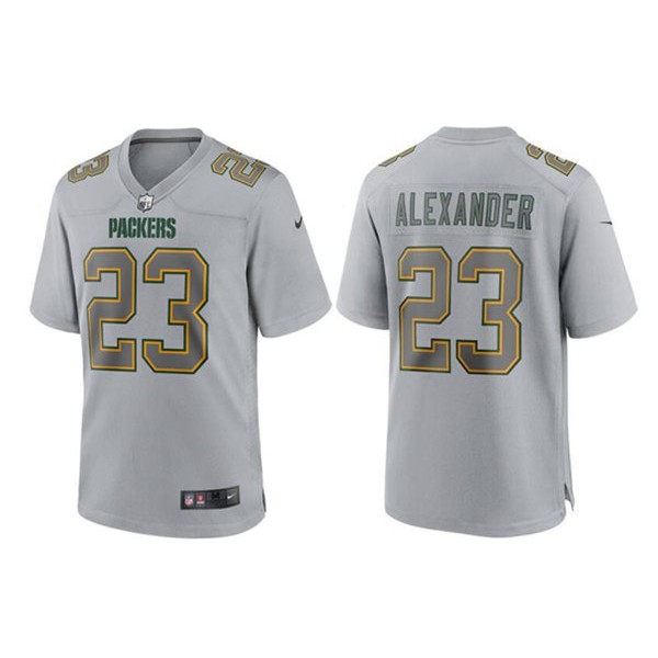 Green Bay Packers #23 Jaire Alexander Gray Atmosphere Fashion Stitched Game Jersey