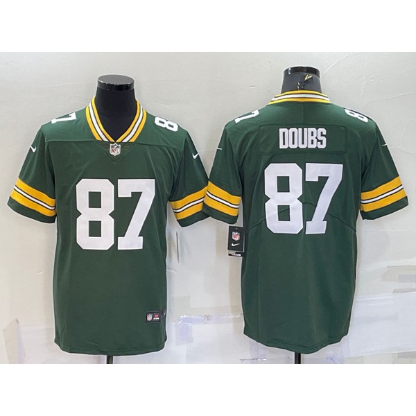 Green Bay Packers #87 Romeo Doubs Green Vapor Untouchable Limited Stitched Jersey