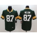 Green Bay Packers #87 Jordy Nelson Green Vapor Untouchable Player Limited Jersey