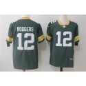 Green Bay Packers #12 Aaron Rodgers Green Team Color Stitched Vapor Untouchable Limited Nike Jersey