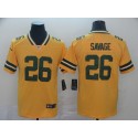Green Bay Packers #26 Darnell Savage Gold Inverted Legend Stitched Jersey