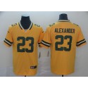 Green Bay Packers #23 Jaire Alexander Gold Inverted Legend Stitched Jersey