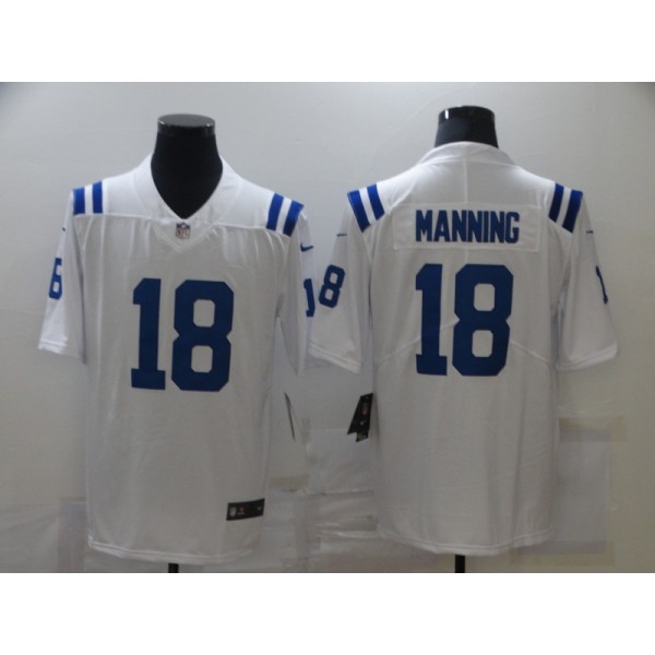 Indianapolis Colts #18 Peyton Manning White Vapor Untouchable Limited Stitched Jersey