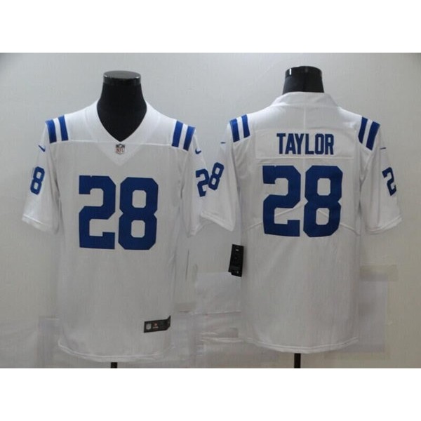 Indianapolis Colts #28 Jonathan Taylor White Stitched Jersey