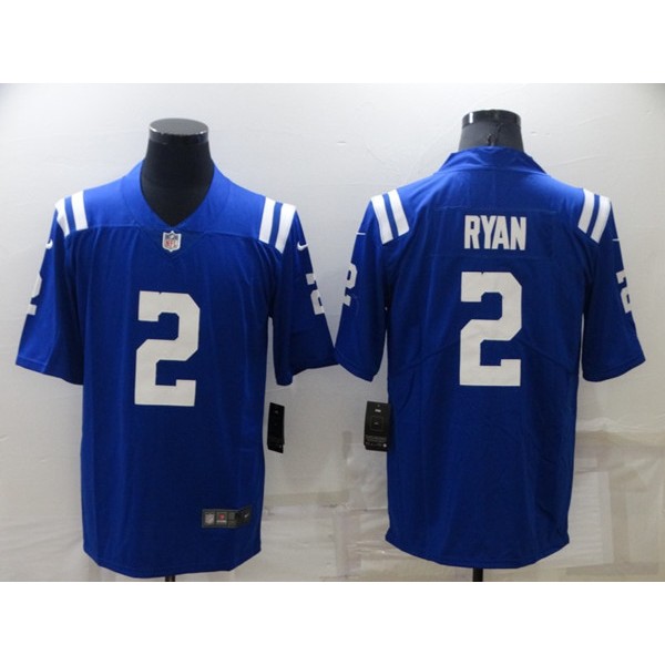 Indianapolis Colts #2 Matt Ryan Blue Vapor Untouchable Limited Stitched Jersey