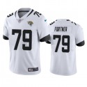 Jacksonville Jaguars #79 Luke Fortner White Vapor Untouchable Limited Stitched Jersey