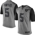 Jaguars #5 Blake Bortles Gray Stitched Limited Gridiron Gray Nike Jersey