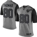Jaguars #80 Julius Thomas Gray Stitched Limited Gridiron Gray Nike Jersey