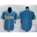 Los Angeles Chargers Blank Blue Cool Base Stitched Baseball Jersey