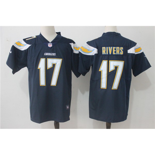 Los Angeles Chargers #17 Philip Rivers Navy Blue Team Color Stitched Vapor Untouchable Limited Nike Jersey