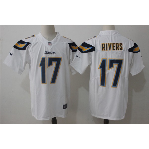 Los Angeles Chargers #17 Philip Rivers White Stitched Vapor Untouchable Limited Nike Jersey