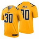 Los Angeles Chargers #30 Austin Ekeler Gold Inverted Legend Jersey