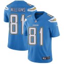Los Angeles Chargers #81 Mike Williams Electric Blue Vapor Untouchable Limited Stitched Jersey