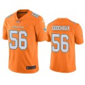 Miami Dolphins #56 Davon Godchaux Orange Vapor Limited Stitched Jersey
