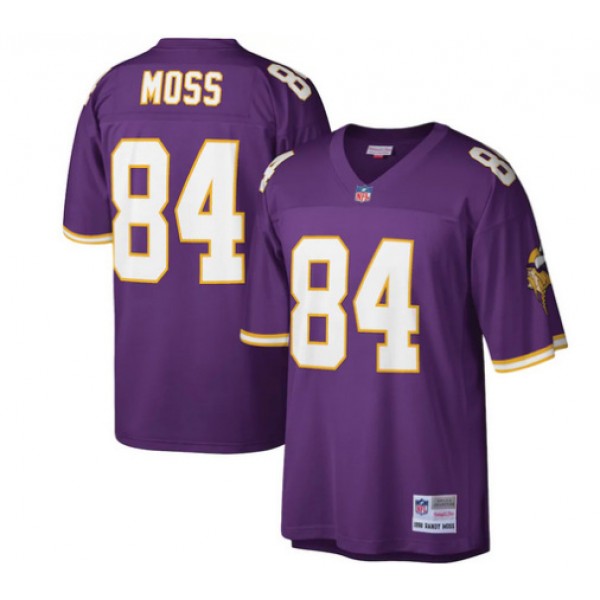 Minnesota Vikings #48 Randy Moss Purple Stitched Jersey