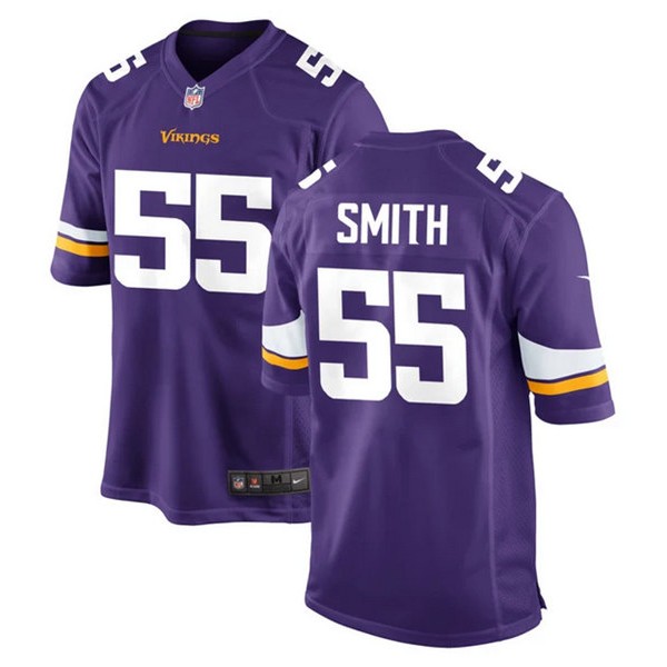 Minnesota Vikings #55 Za'Darius Smith Purple Stitched Jersey