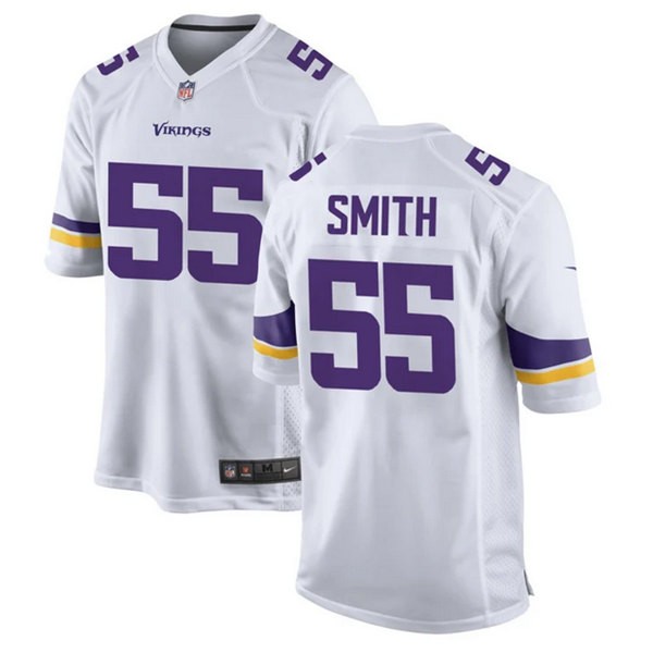 Minnesota Vikings #55 Za'Darius Smith White Stitched Jersey