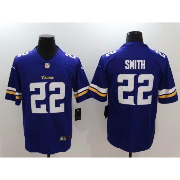 Minnesota Vikings #22 Harrison Smith Purple Vapor Untouchable Limited Jersey