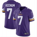 Minnesota Vikings #7 Case Keenum Purple Vapor Untouchable Limited Stitched Jersey