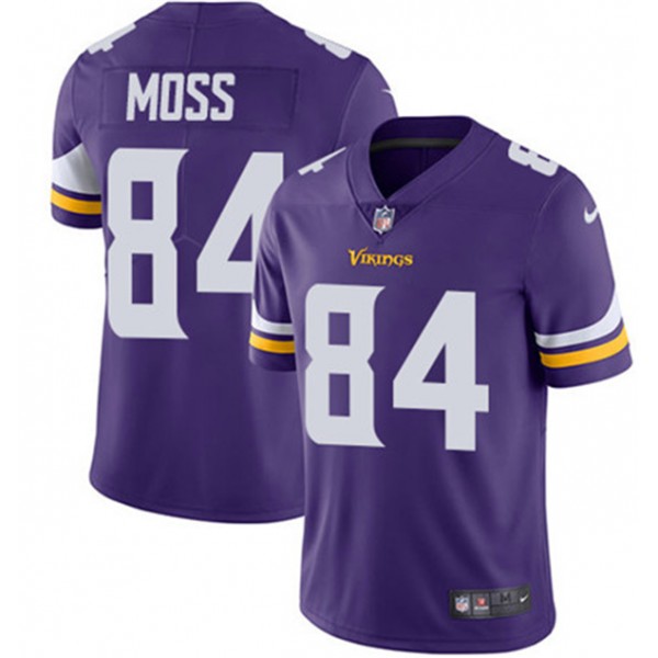 Minnesota Vikings #84 Randy Moss Purple Vapor Untouchable Limited Stitched Jersey