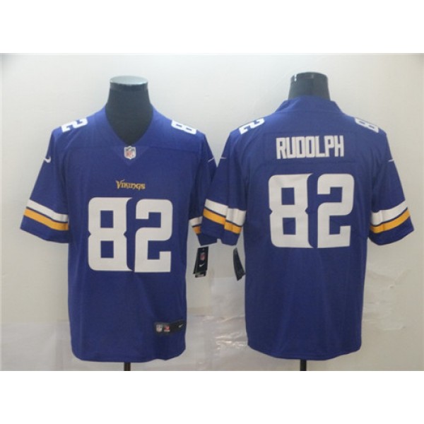 Minnesota Vikings #82 Kyle Rudolph Purple Vapor Untouchable Stitched Jersey