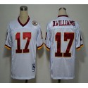 Mitchell And Ness 50TH Redskins #17 D.Williams White Stitched Jersey