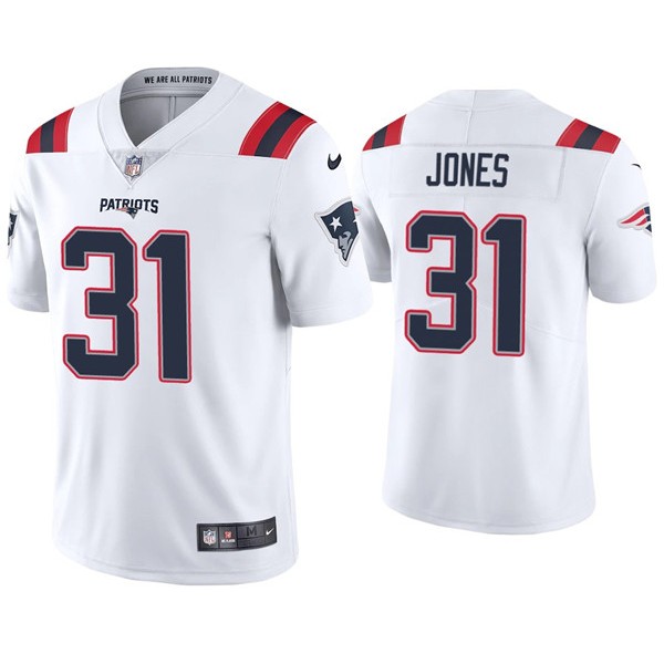 New England Patriots #31 Jonathan Jones 2020 White Vapor Untouchable Limited Stitched Jersey