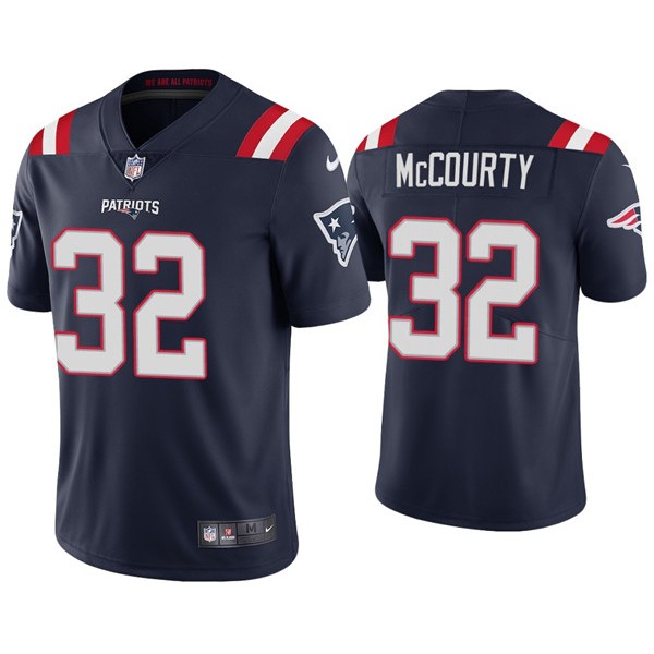 New England Patriots #32 Devin McCourty 2020 Navy Vapor Untouchable Limited Stitched Jersey