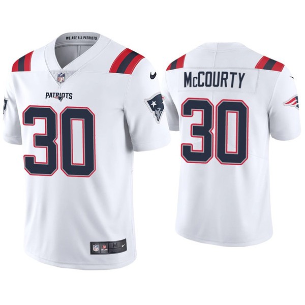 New England Patriots #30 Jason McCourty 2020 White Vapor Untouchable Limited Stitched Jersey