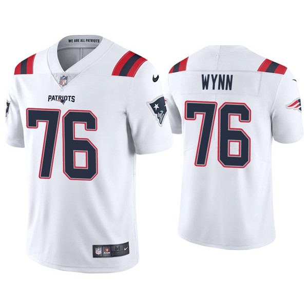 New England Patriots #76 Isaiah Wynn 2020 White Vapor Untouchable Limited Stitched Jersey