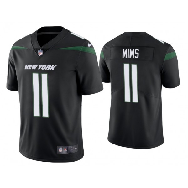 New York Jets #11 Denzel Mims Black Vapor Untouchable Stitched Jersey