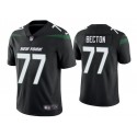New York Jets #77 Mekhi Becton Black Vapor Untouchable Limited Stitched Jersey